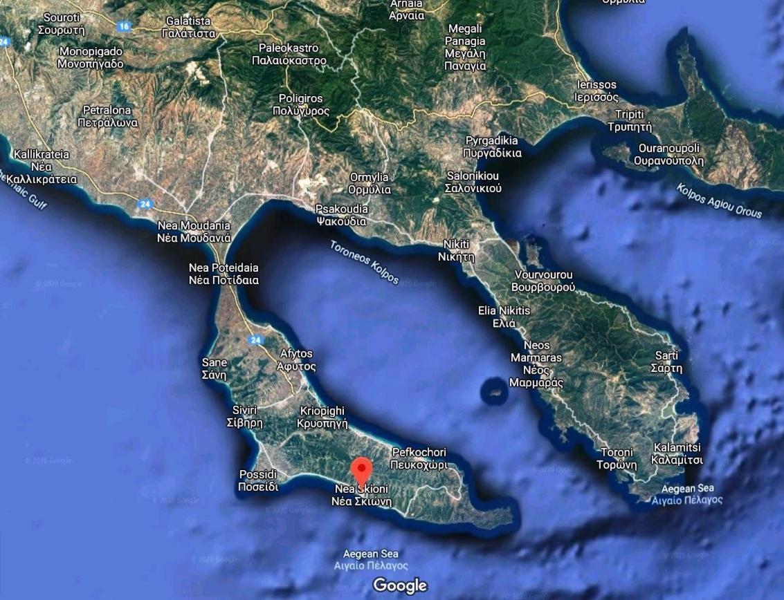 Roses Rt Apartments Skioni II Νέα Σκιώνη Εξωτερικό φωτογραφία